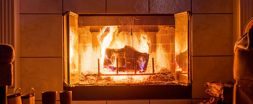 Mendota Hearth Landscape Fireplace Installation in Kingsland, Georgia